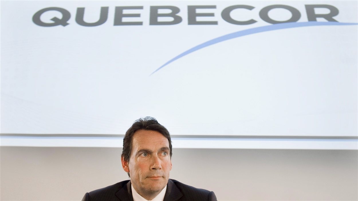 Le PDG de Québecor, Pierre Karl Péladeau