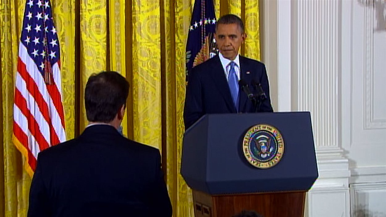 Le président Obama a répondu aux questions des journalistes.