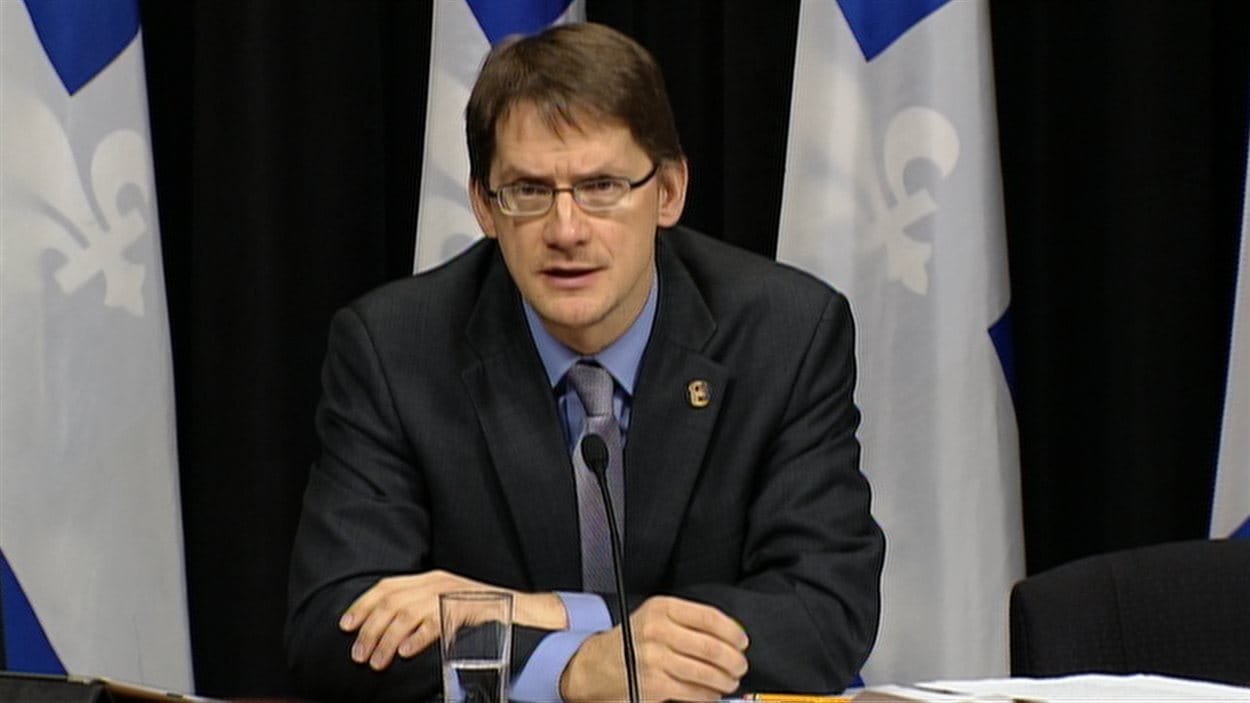 Le ministre Sylvain Gaudreault
