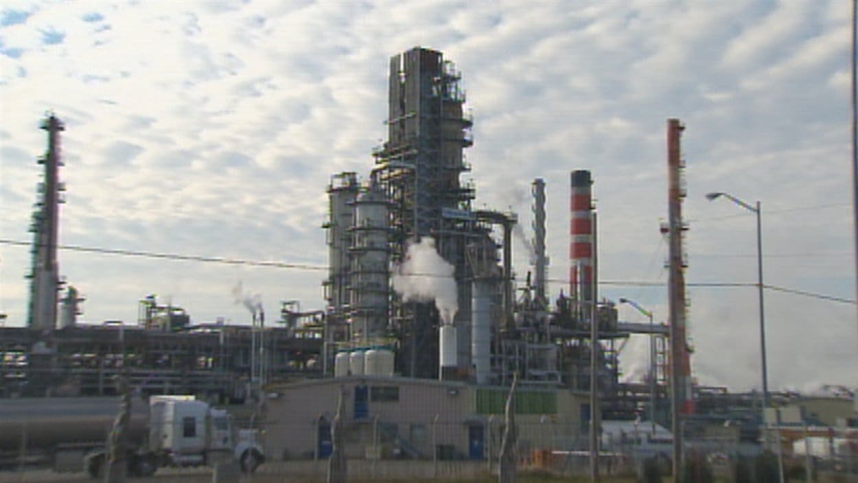 La raffinerie d'Ultramar à Lévis