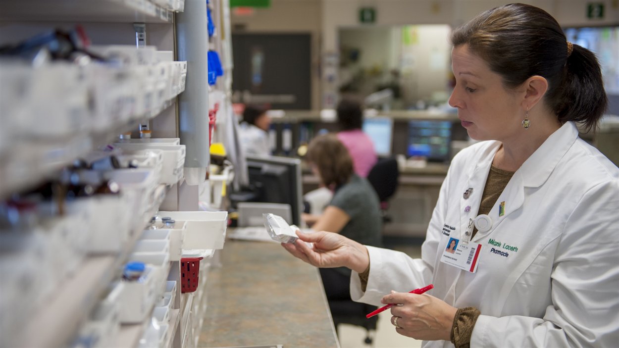 La pharmacienne du CHUS, Mélanie Lacerte