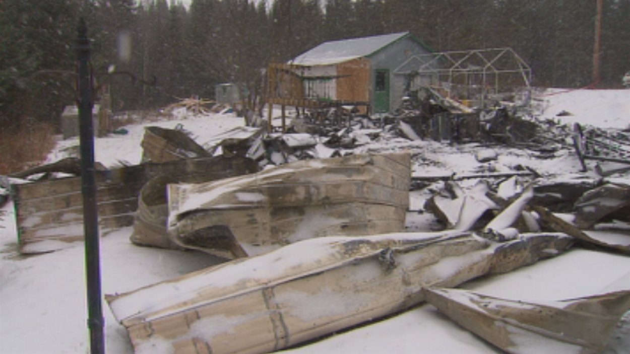 SainteRoseduNord une maison détruite par les flammes RadioCanada