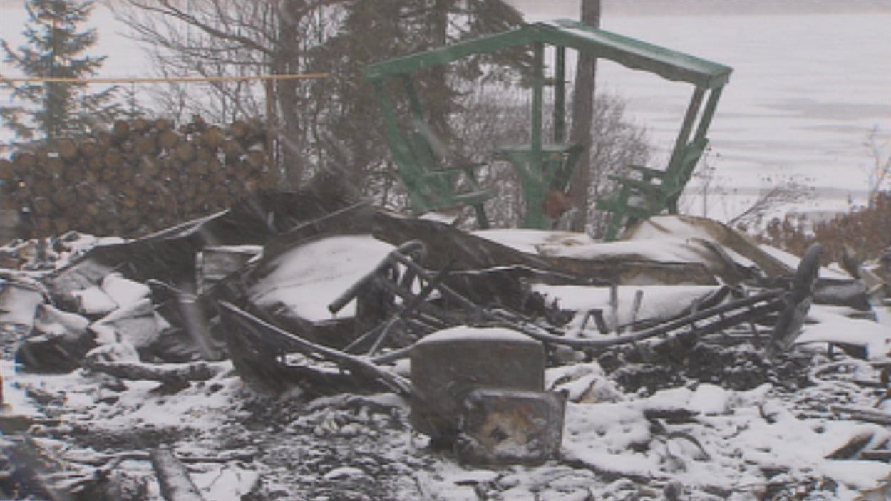 SainteRoseduNord une maison détruite par les flammes RadioCanada
