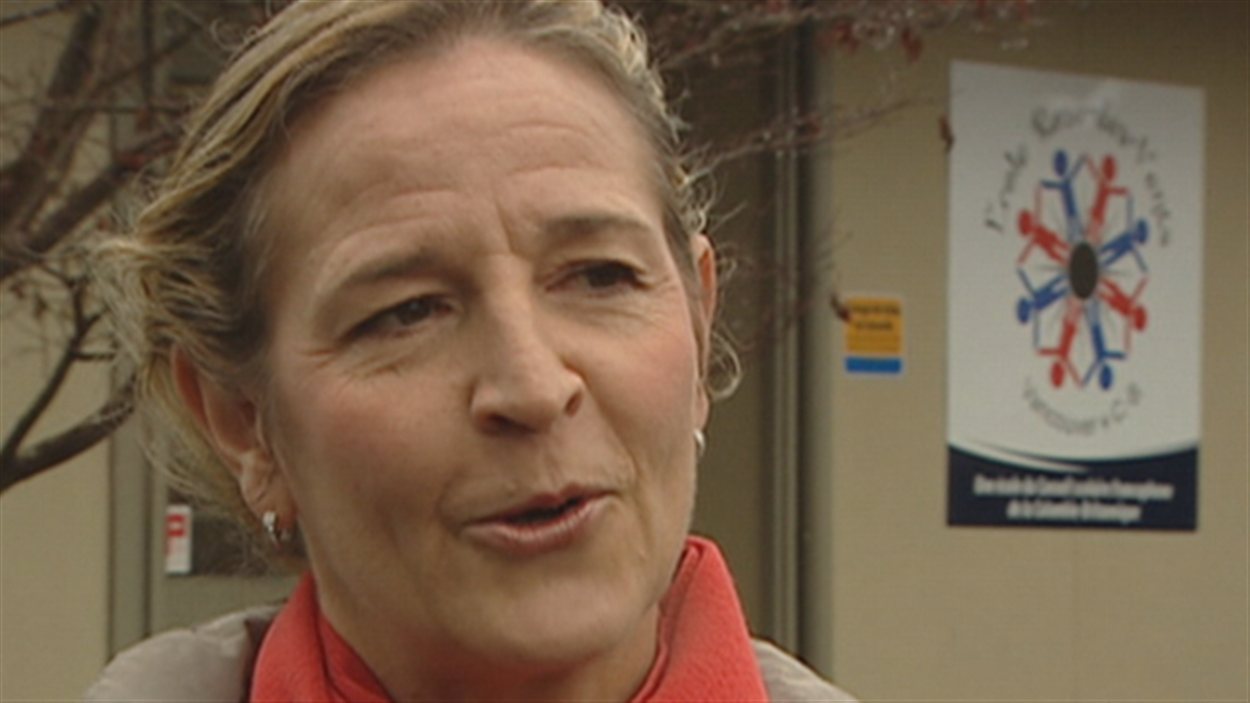 Dominique Robeyns, présidente de l'Association des parents de l'école Rose-des-Vents