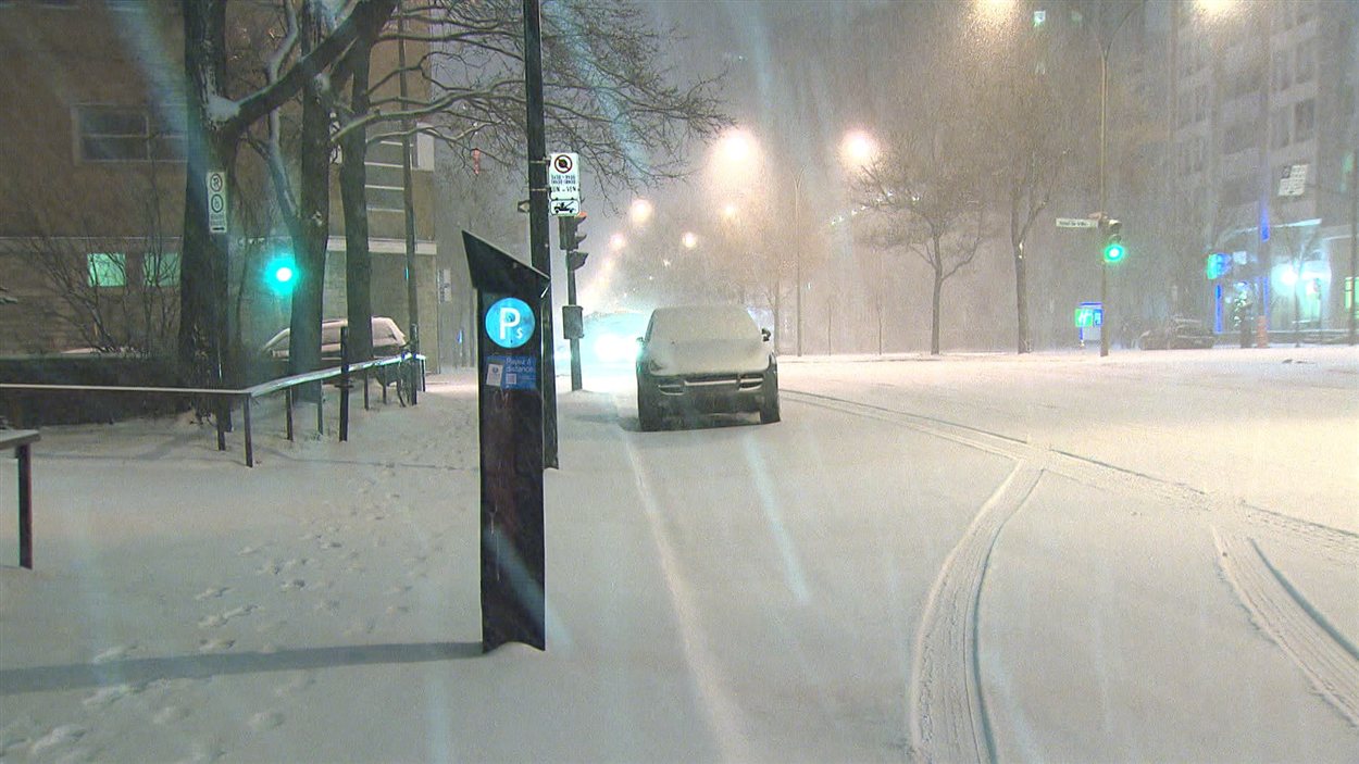 Accumulations de neige à Montréal