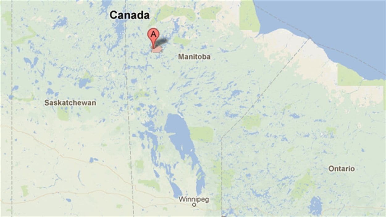 Leaf Rapids se trouve dans le nord du Manitoba
