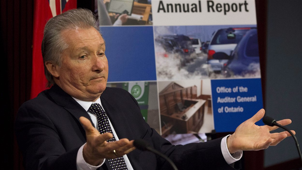 Le vérificateur général de l'Ontario, Jim McCarter