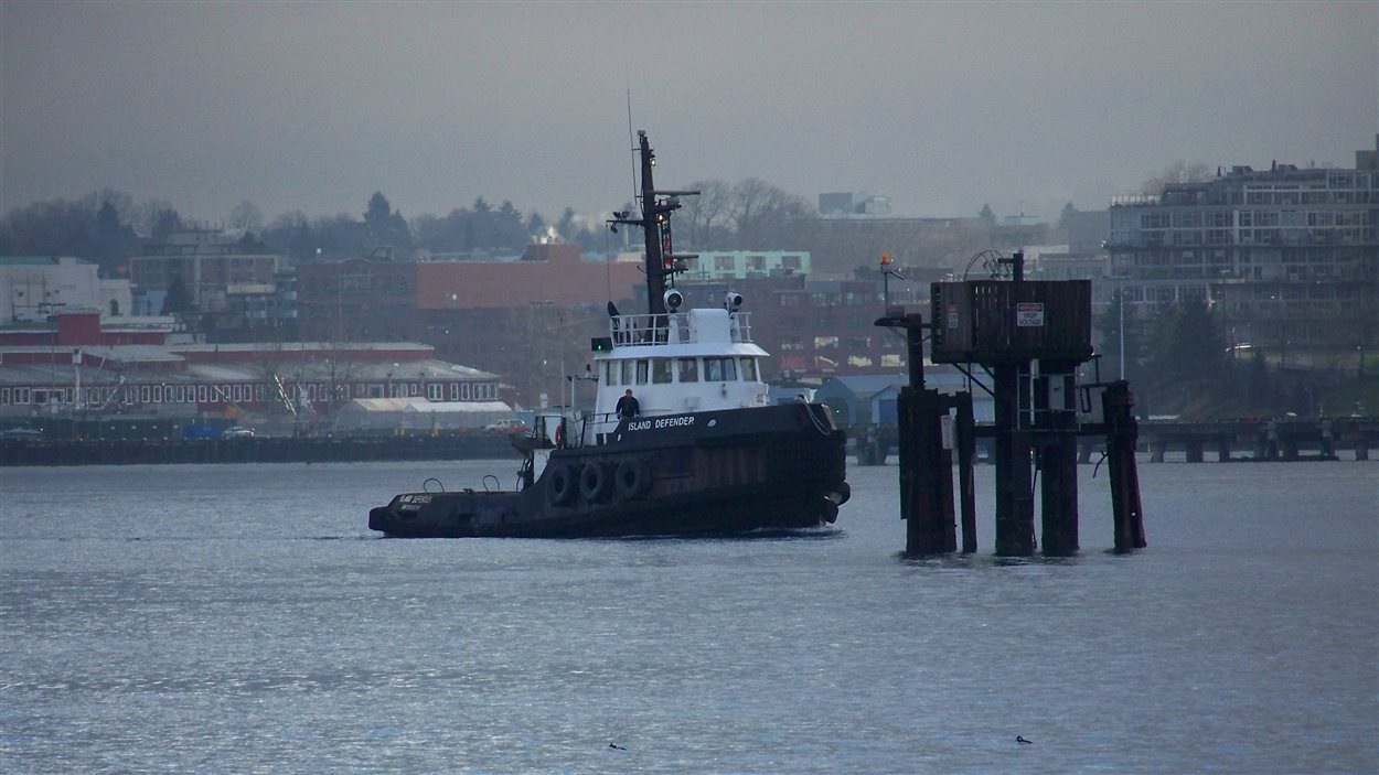 le remorqueur qui a coule dans le port de vancouver ne pollue pas dit peches et oceans radio canada ca