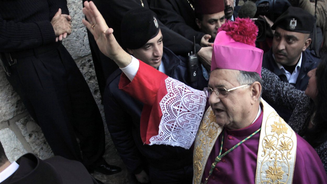 Le patriarche latin de Jérusalem, Fouad Twal