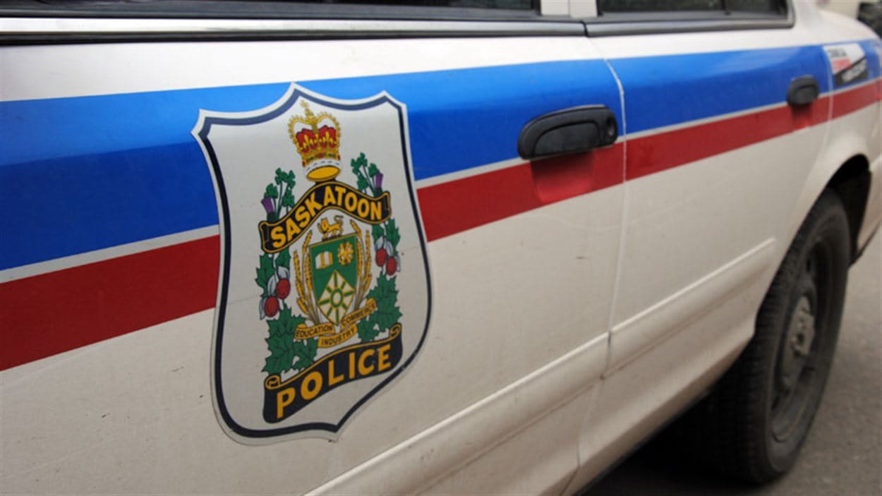 Une voiture de la police de Saskatoon.