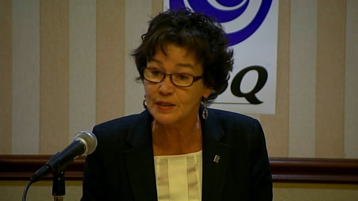 La présidente de la CSQ, Louise Chabot