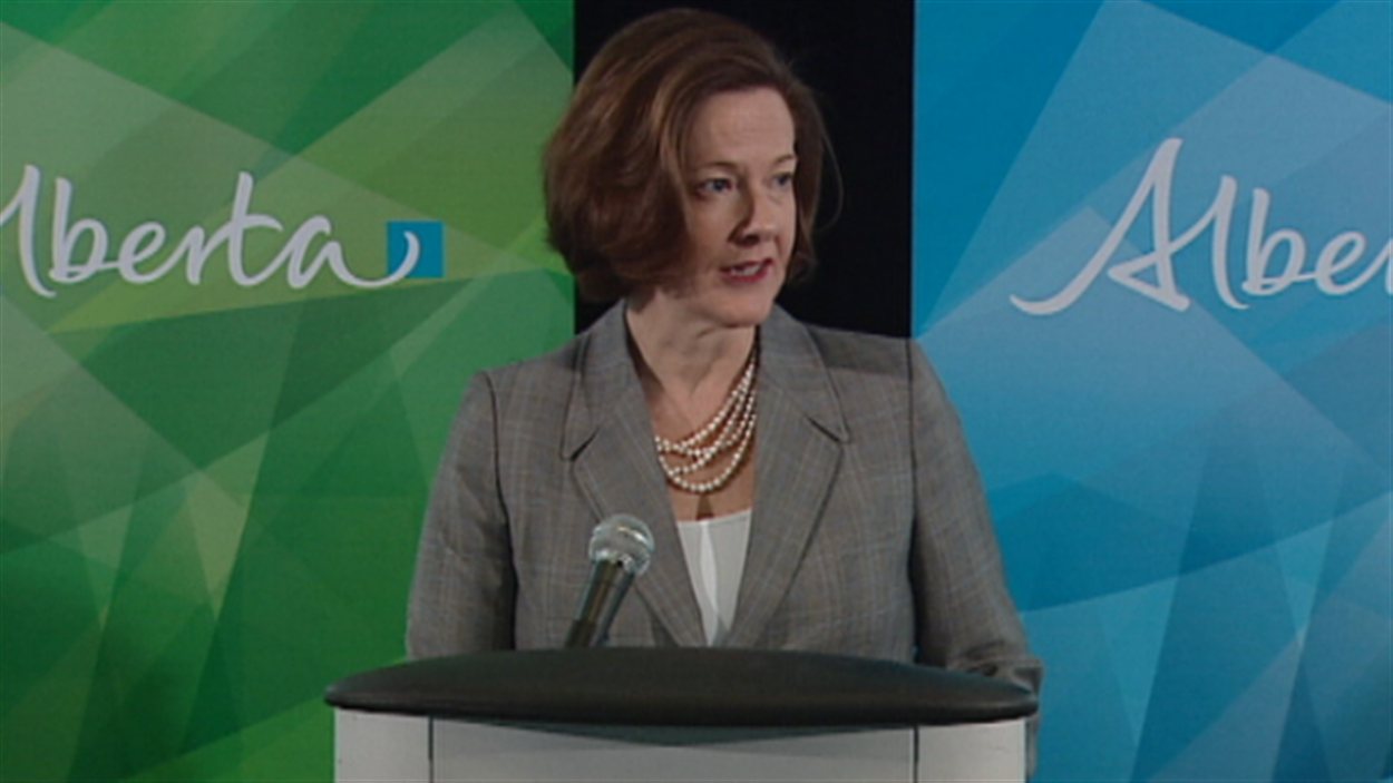 La première ministre Alison Redford