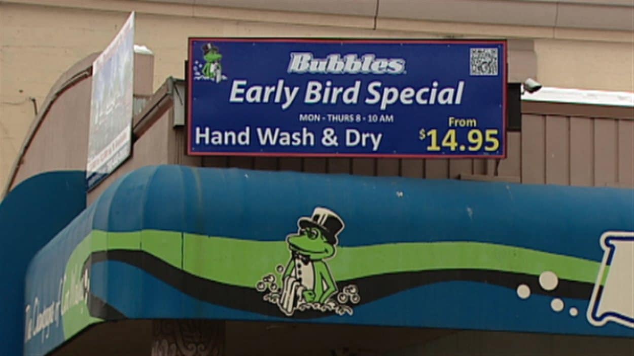 Le laveauto Bubbles quittera son tout premier emplacement à Edmonton
