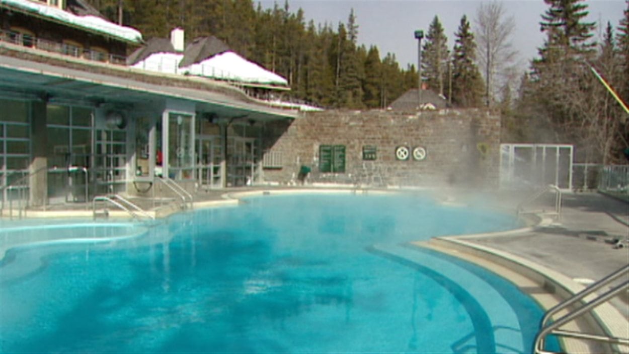 Sources thermales dans le parc national Banff