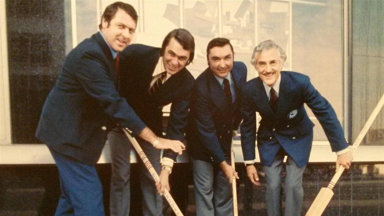 Gilles Tremblay, Richard Garneau, Lionel Duval et René Lecavalier