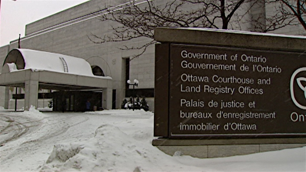Le palais de justice d'Ottawa.