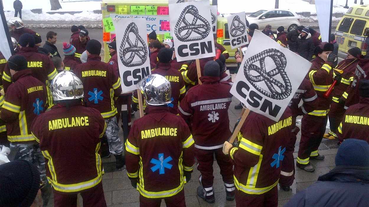 Manifestation à Québec