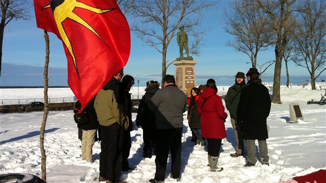 Manifestation en appui au mouvement Idle No More à Rimouski