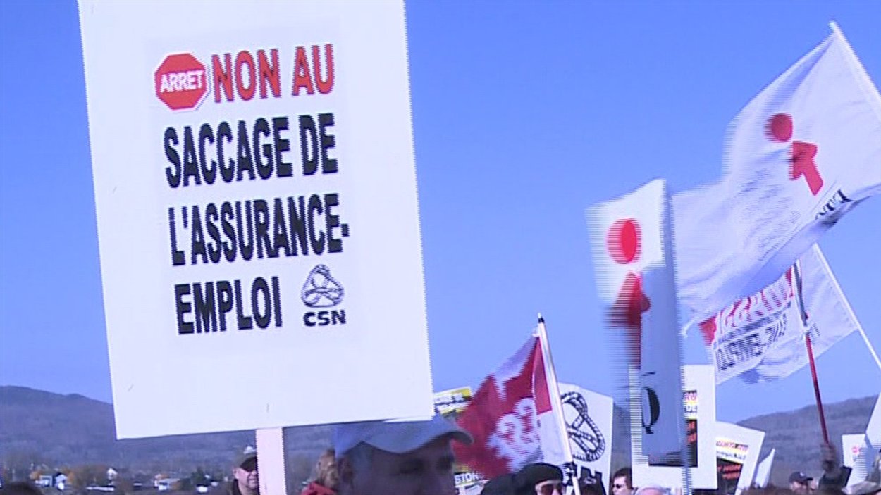 Assuranceemploi l'Est du Québec fait front commun RadioCanada