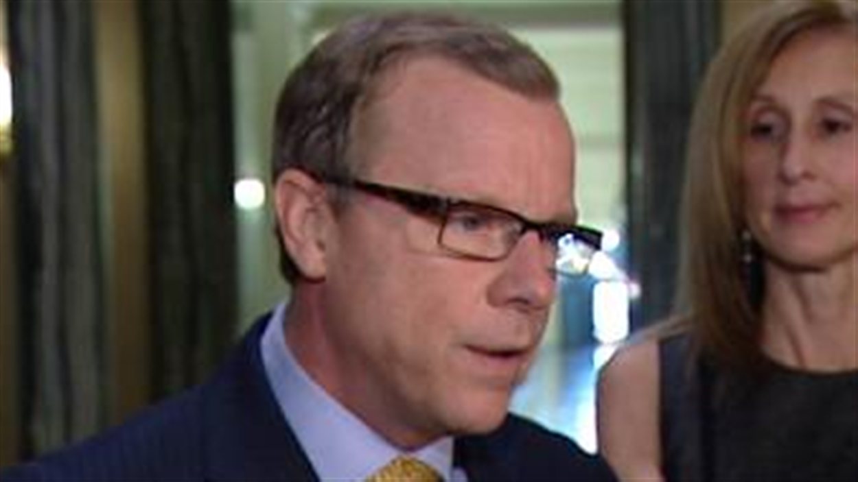Le premier ministre de la Saskatchewan Brad Wall