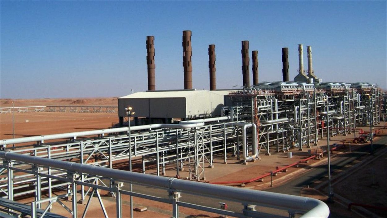 Une installation de BP dans le complexe gazier d'In Amenas