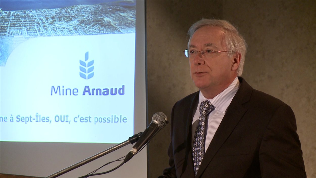 Le président de Mine Arnaud, François Biron
