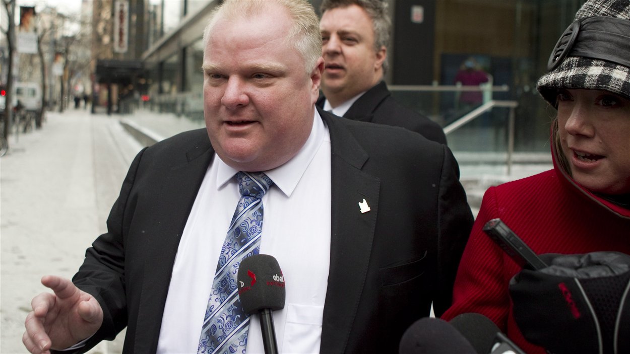Le maire de Toronto, Rob Ford