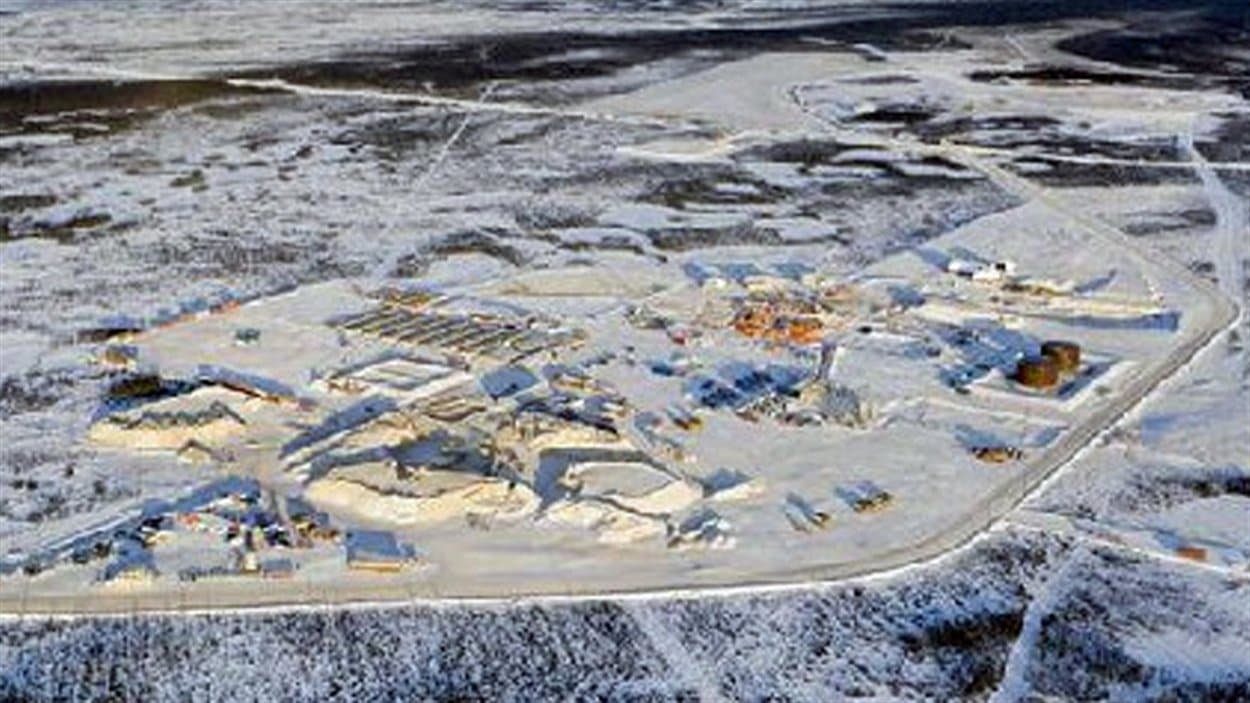 La mine Victor de De Beers, à 90 km à l'ouest d'Attawapiskat