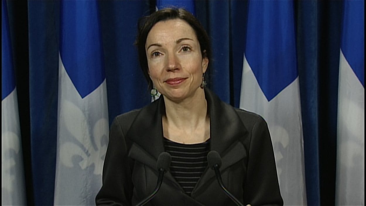 La ministre des Ressources naturelles, Martine Ouellet