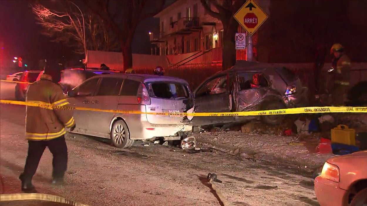 Un accident fait un mort à SaintLéonard RadioCanada.ca