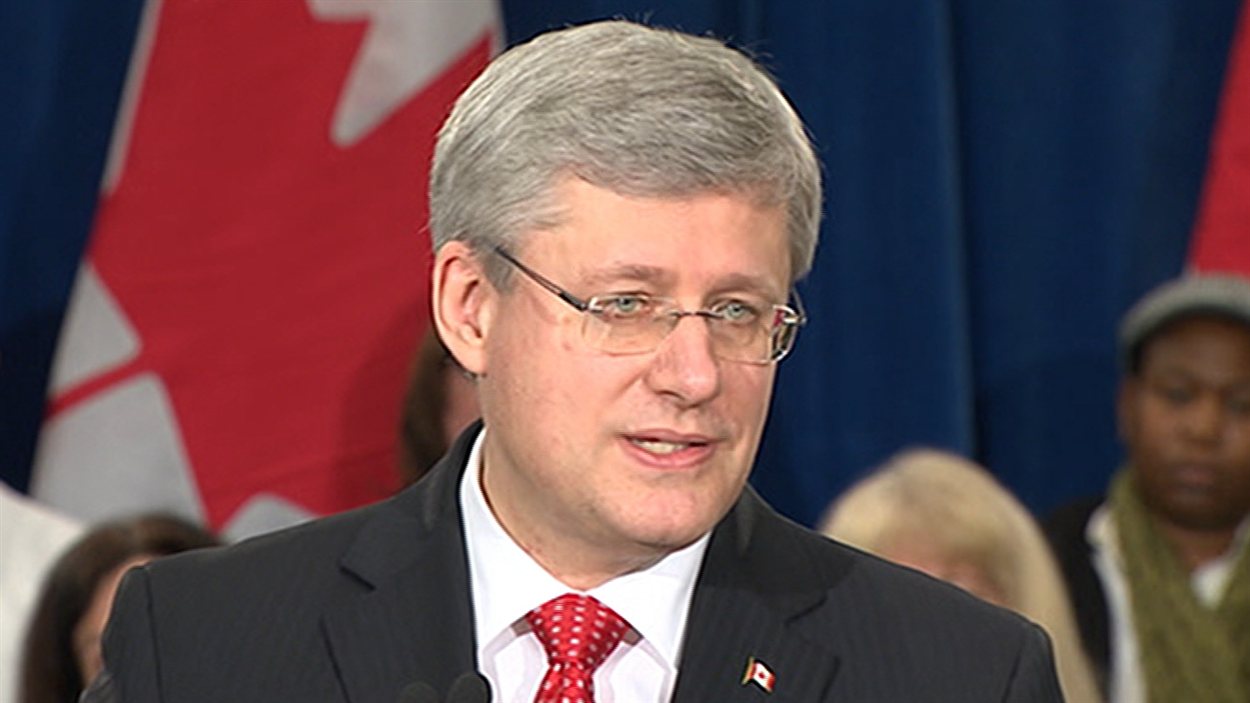 Le premier ministre Stephen Harper