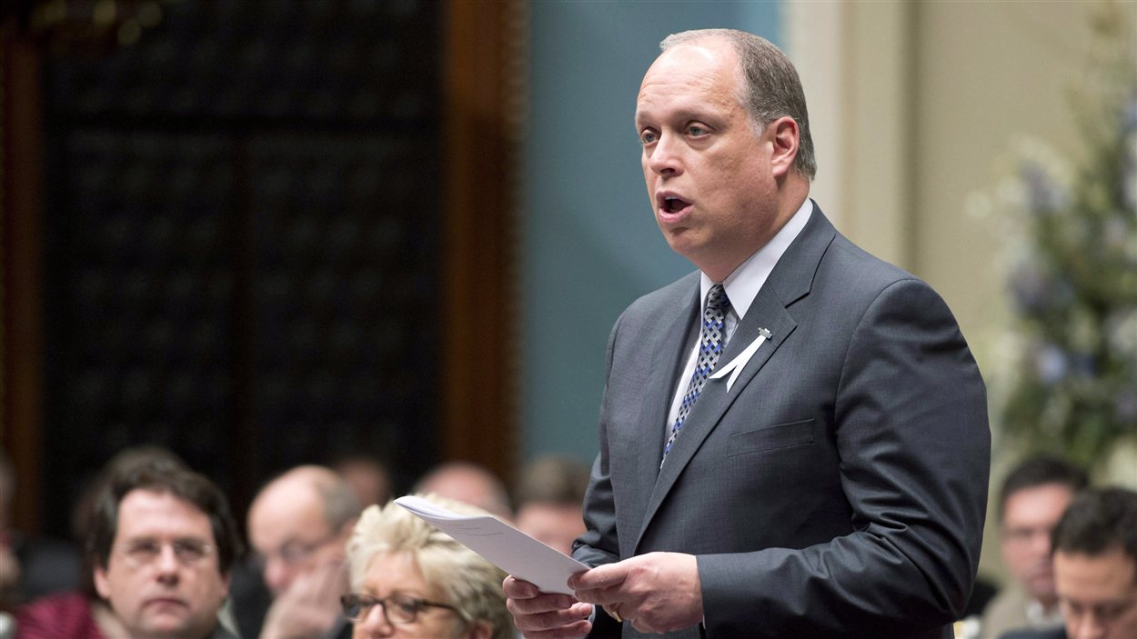 Le ministre de la Sécurité publique, Stephane Bergeron