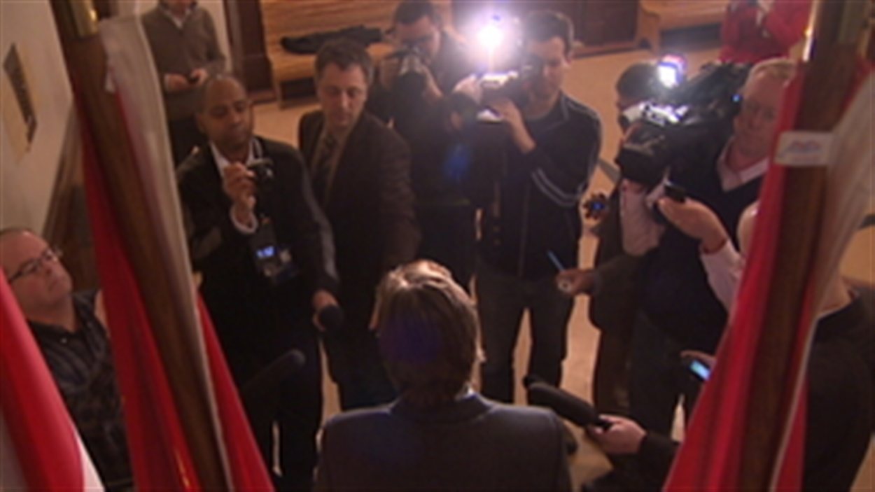 L'ancien premier ministre, Shawn Graham démissionne