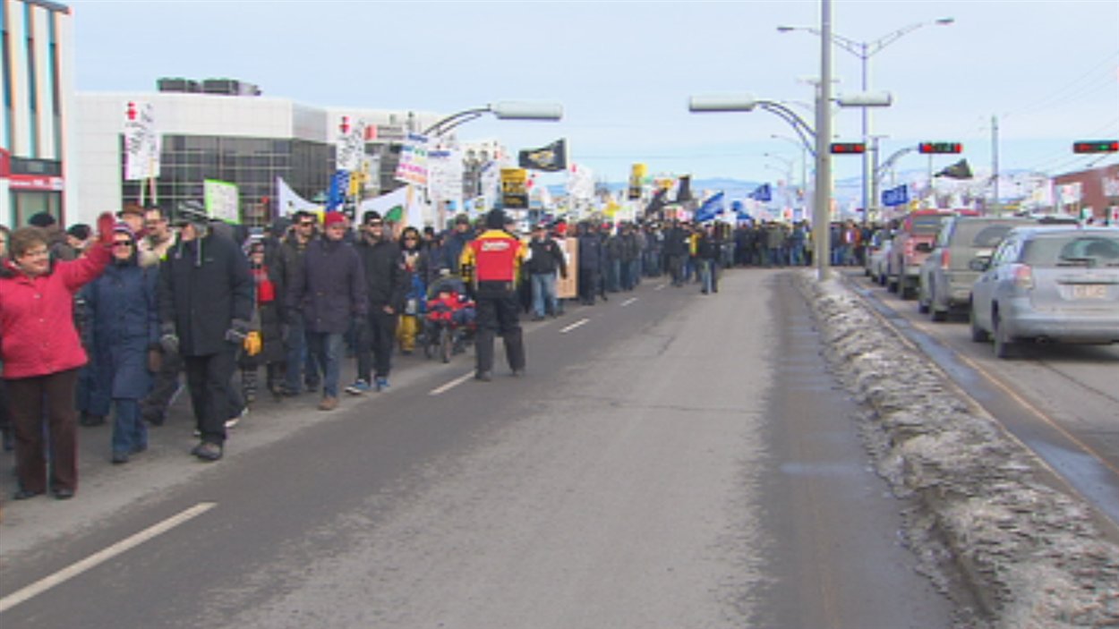 Saguenay mobilisation contre la réforme de l'assuranceemploi Radio