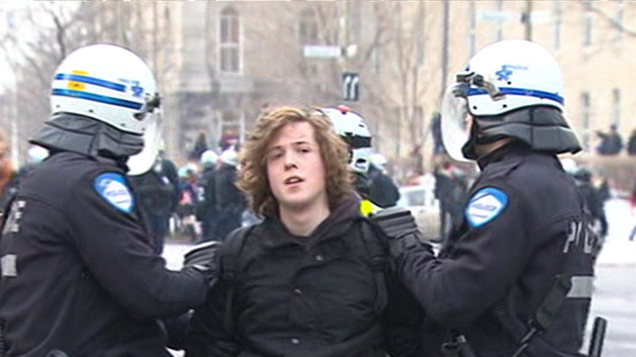 Une arrestation dans le cadre de la manifestation du 26 février