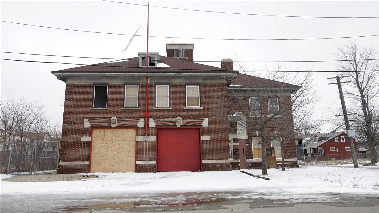 Station de pompier abandonnée à Détroit