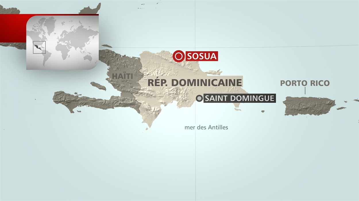 Carte République dominicaine