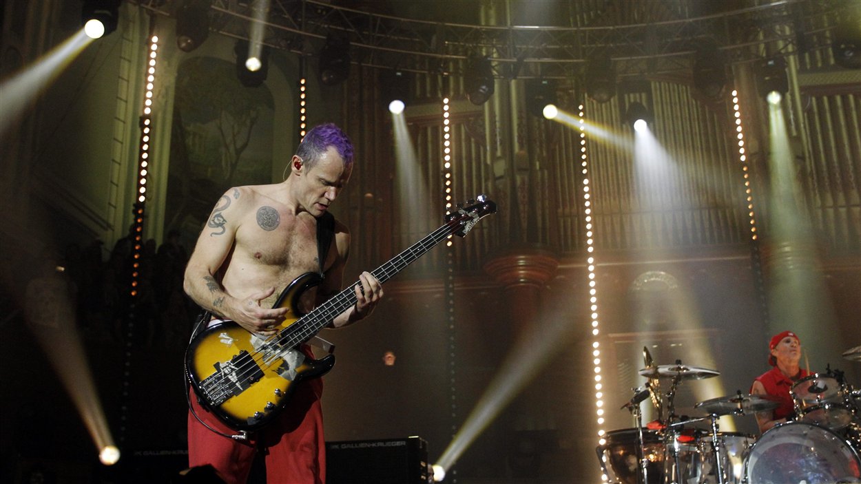 Flea, du groupe Red Hot Chili Peppers