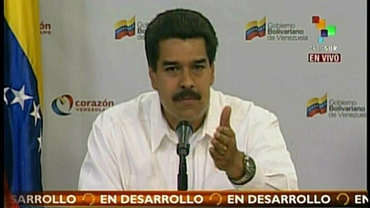 Le vice-président vénézuélien Nicolas Maduro