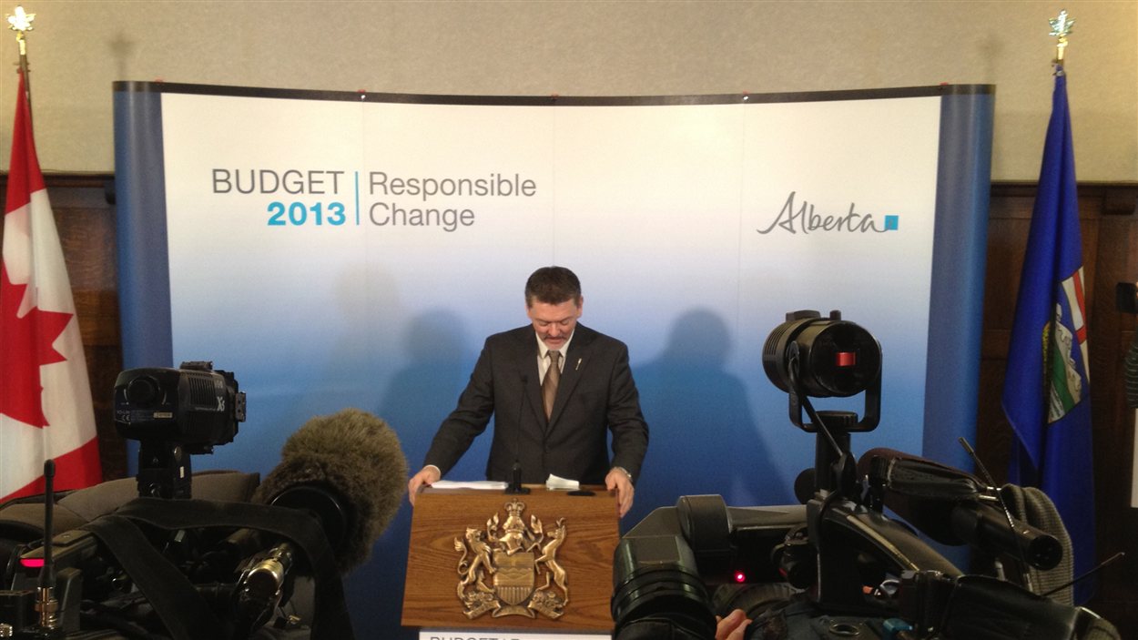 Doug Horner, ministre des Finances de l'Alberta