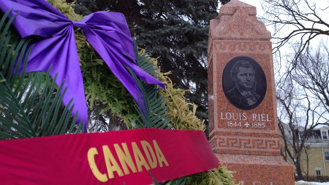 La tombe de Louis Riel à la Cathédrale de Saint-Boniface à Winnipeg, le 8 mars 2013.