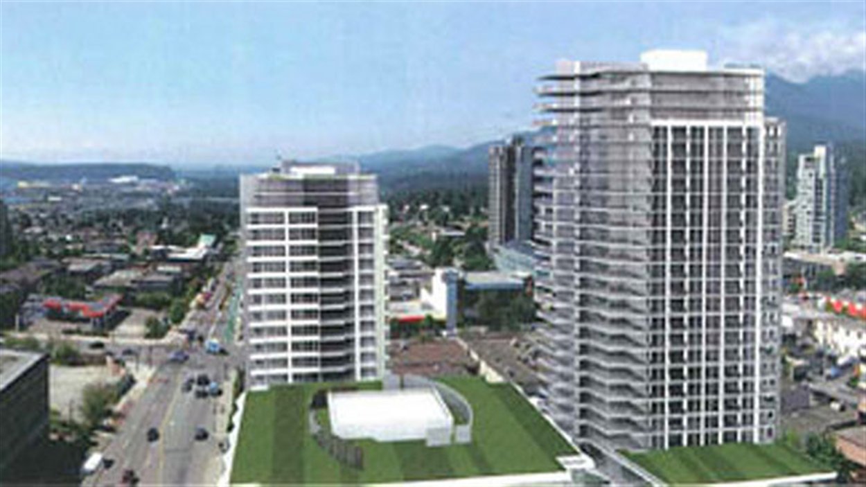 Maquette du projet proposé en décembre 2012 par Onni Group