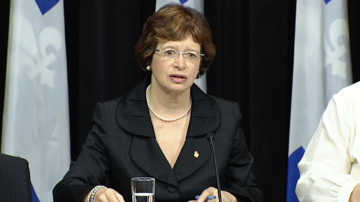 La ministre Marie Malavoy.