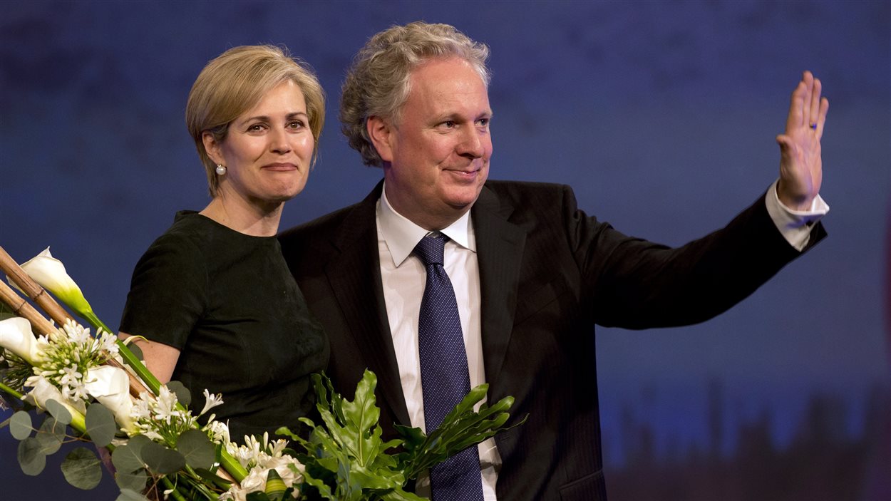 Jean Charest et sa femme, Michèle Dionne, le 16 mars 2013