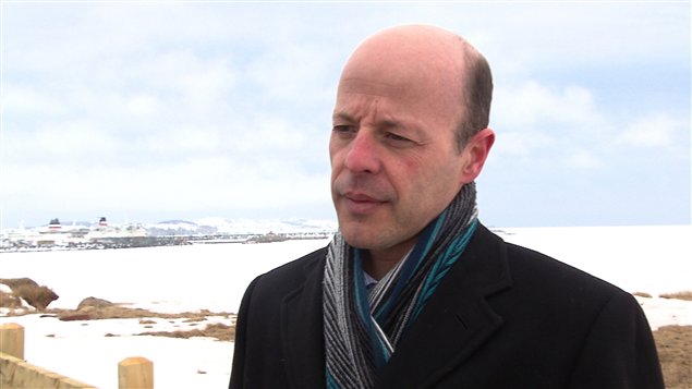 Le maire des Îles-de-la-Madeleine, Joël Arseneau
