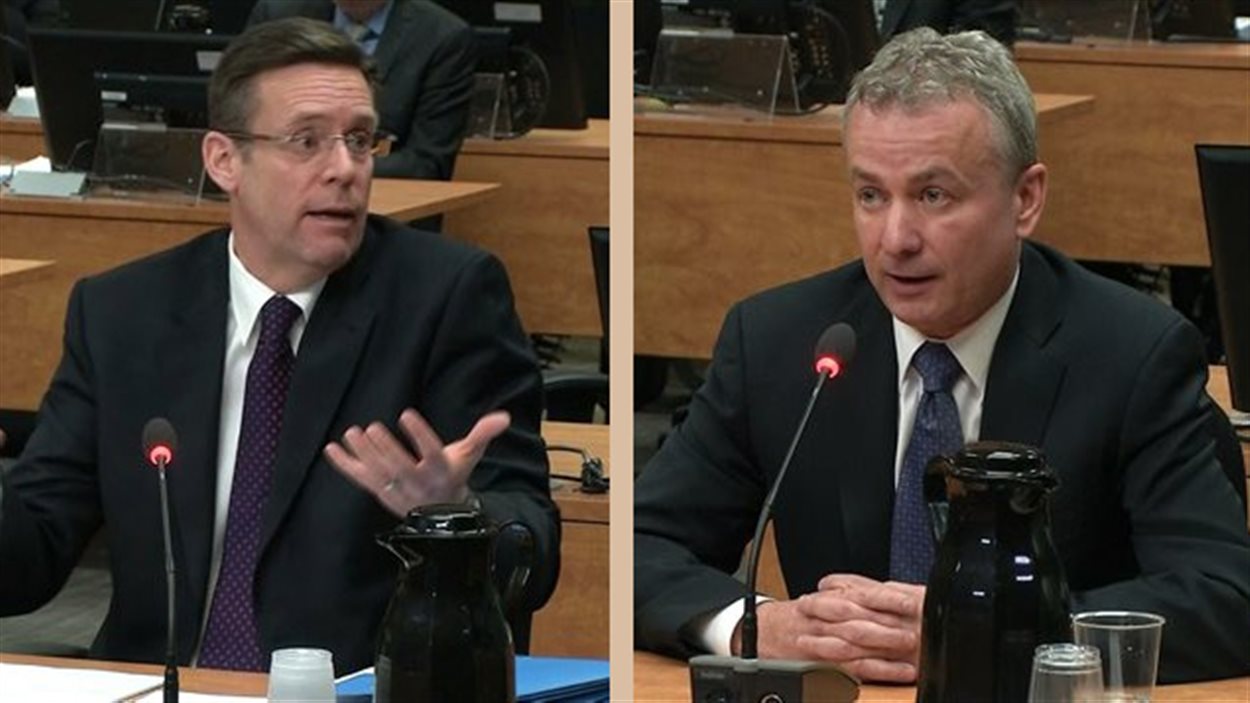Robert Marcil et Rosaire Sauriol