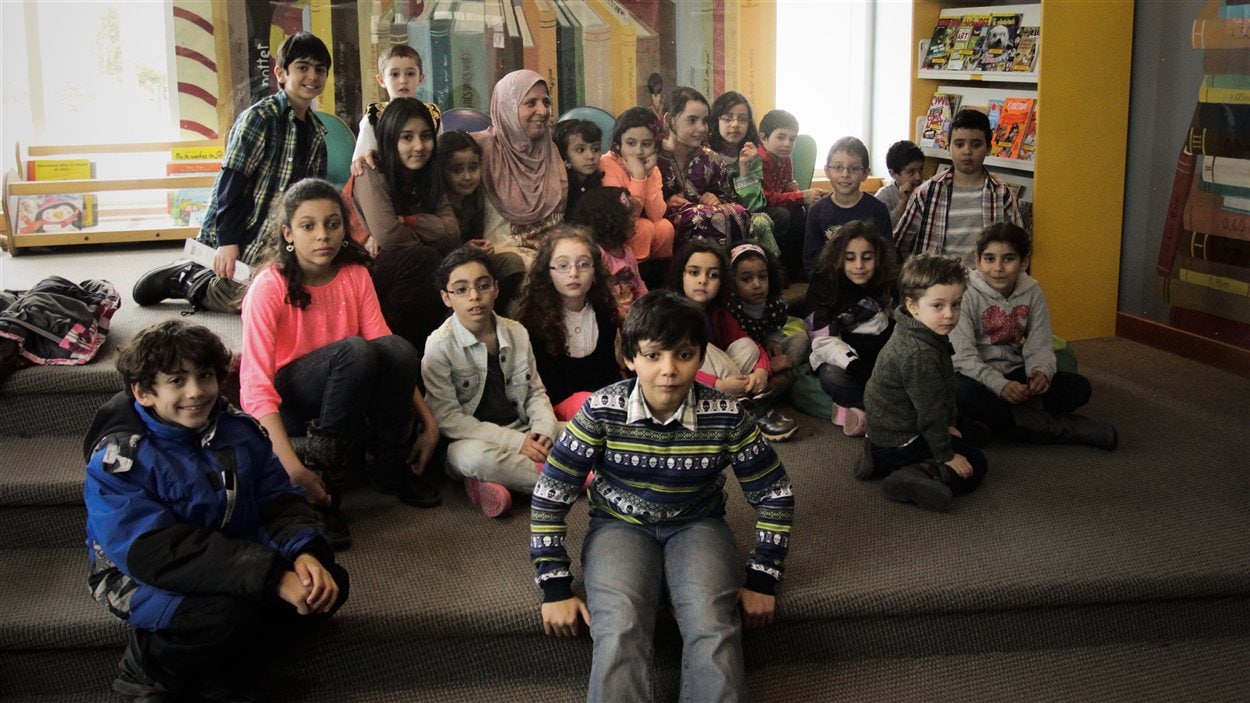 Jeunes Brossardois à la bibliothèque