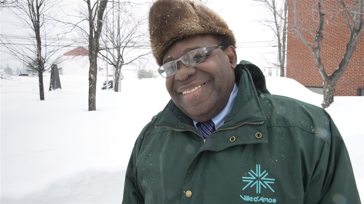 Ulrick Chérubin, maire de la ville d'Amos au Québec