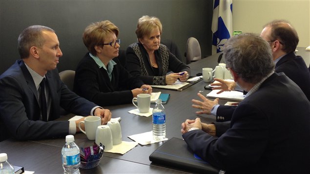 Rencontre entre la ministre Agnès Maltais et la Coalition Proprio-Béton