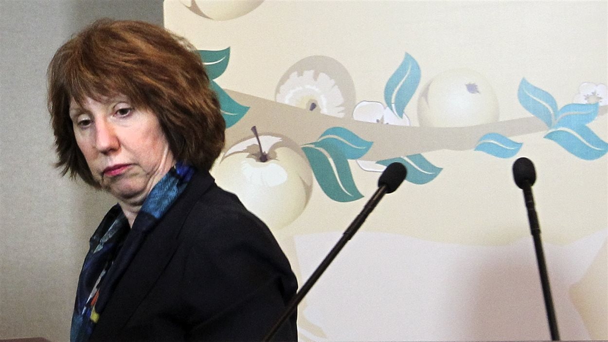 Catherine Ashton, responsable des Affaires étrangères de l'Union européenne 